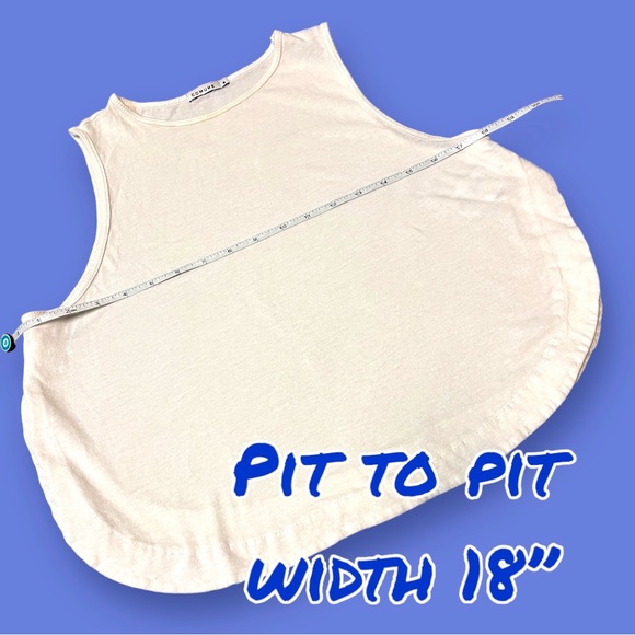 COMUNE split side off white cropped tank top. 🌺 Size Small 🌺 - Picture 4 of 8